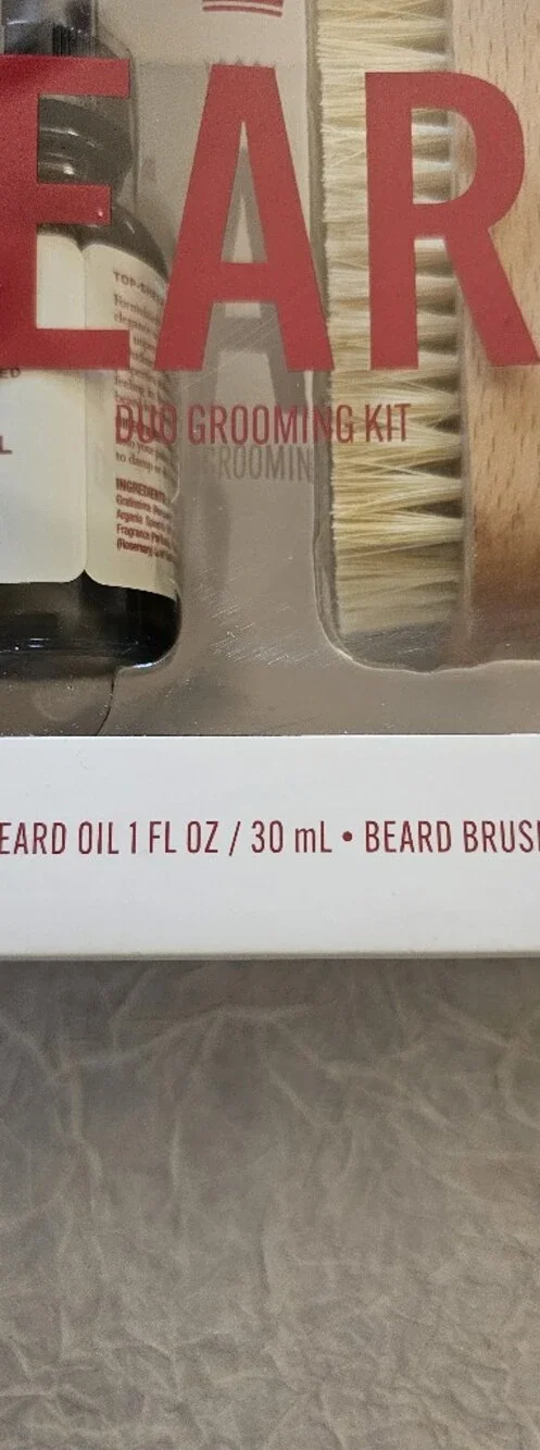 Cremo Heritage Red Beard Oil and Brush Boxed Gift Set mens haircare beards NEW